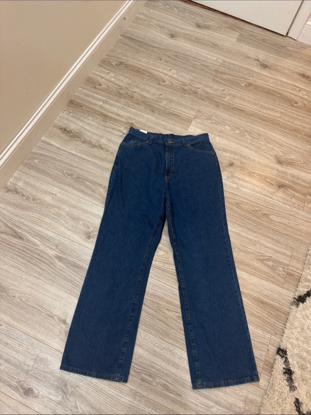 L.L. Bean Dark Blue Boot cut  jeans Women's size 16  NWT VINTAGE STYLE